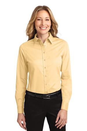 Women's Long Sleeve Easy Care Shirt - Yellow