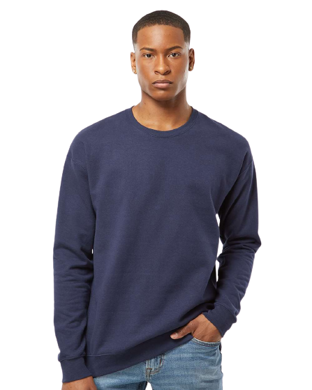 Unisex Fleece Crew - Navy