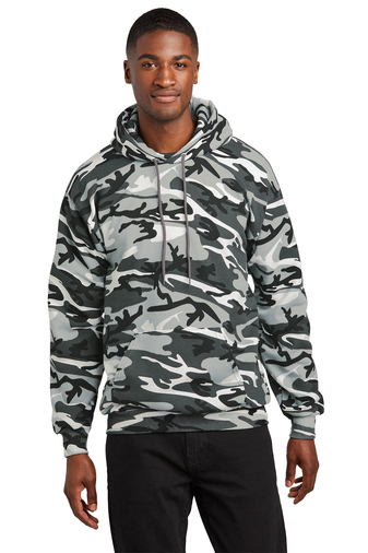 Unisex Core Fleece Camo Pullover Hoodie - Winter Camo