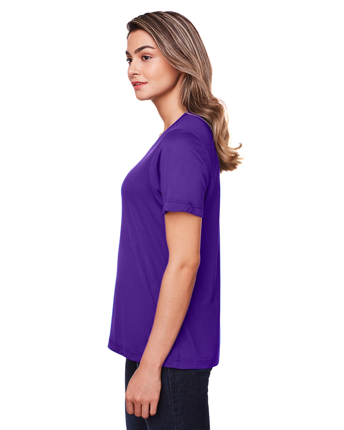 Women's Fusion ChromaSoft��� Performance T-Shirt - Campus Purple