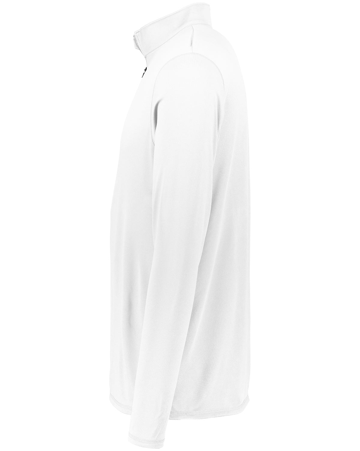 Unisex Attain Quarter-Zip Pullover - White