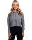 Next Level 9384 - Women's Cropped Pullover Hoodie - Heather Gray