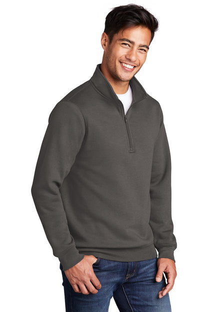 Unisex Core Fleece 1/4-Zip Pullover Sweatshirt - Charcoal