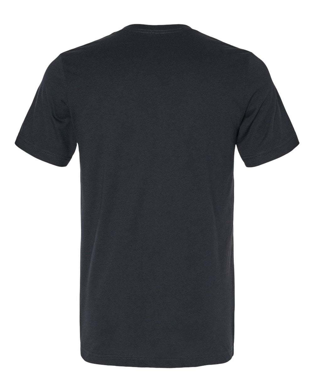 Unisex Jersey Short-Sleeve V-Neck T-Shirt - Solid Black Blend