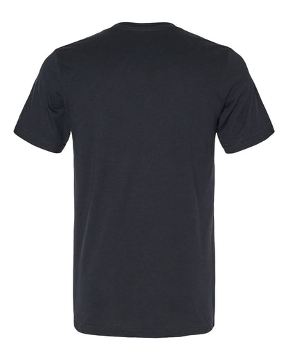 Unisex Jersey Short-Sleeve V-Neck T-Shirt - Solid Black Blend