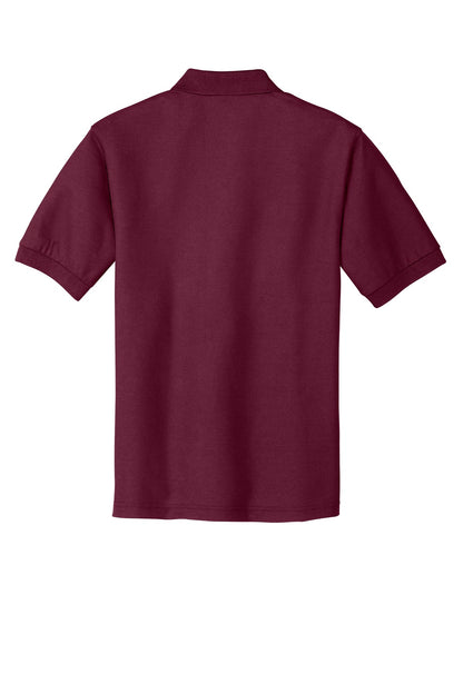 Unisex Silk Touch Polo - Maroon
