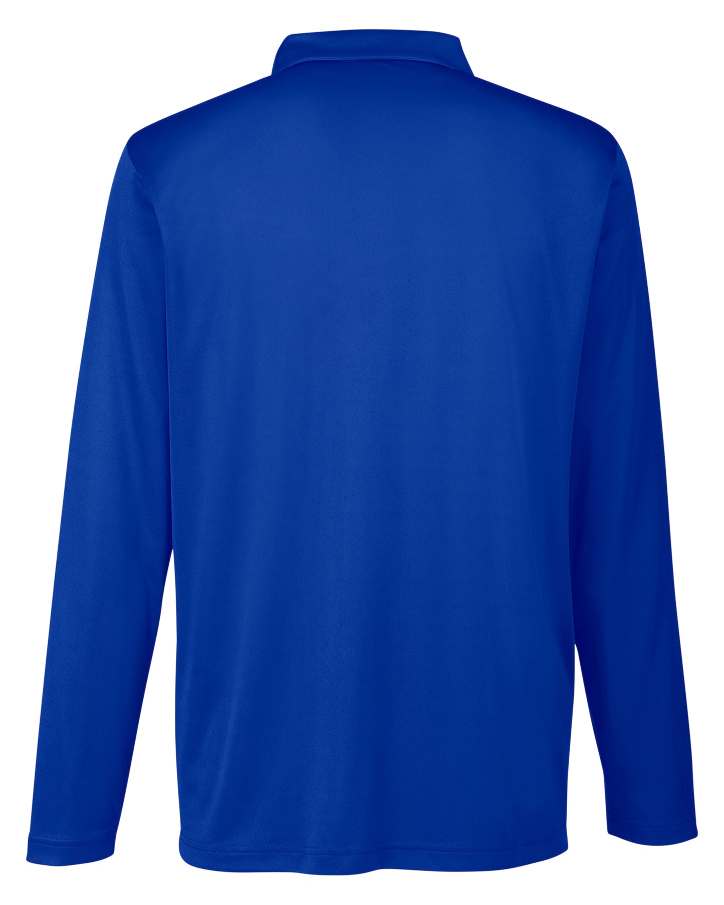 Men's Zone Performance Long Sleeve Polo - Sport Royal