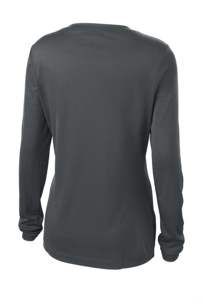 Women's Long Sleeve PosiCharge Competitor V-Neck Tee - Iron Gray