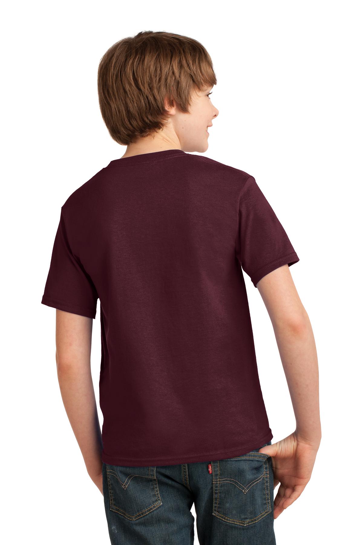 Youth Essential Tee - Athletic Maroon