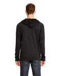 Unisex Sueded Full-Zip Hoodie - Heather Charcoal