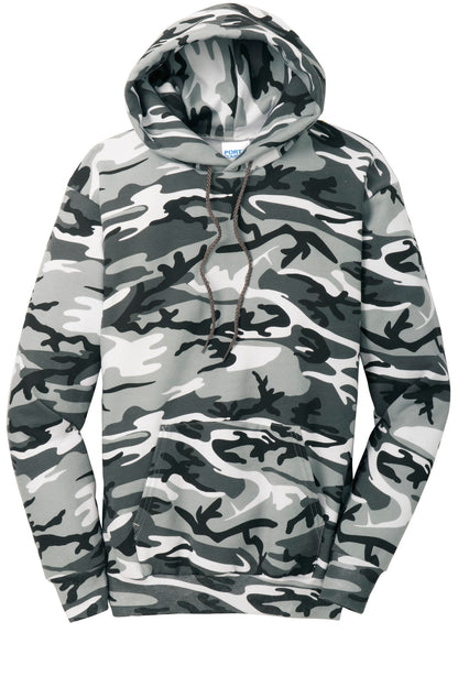 Unisex Core Fleece Camo Pullover Hoodie - Winter Camo