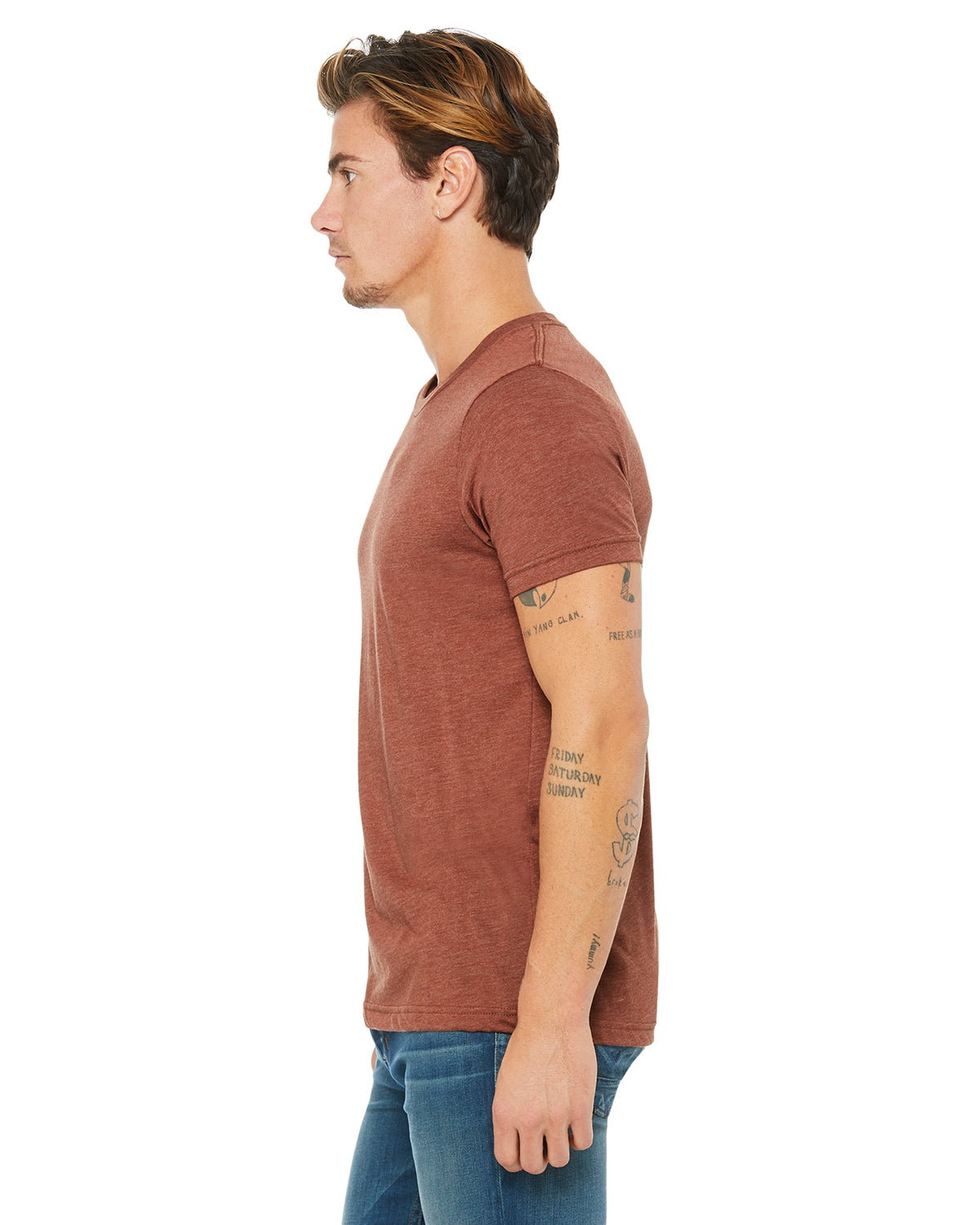 Unisex Triblend T-Shirt - Clay Triblend