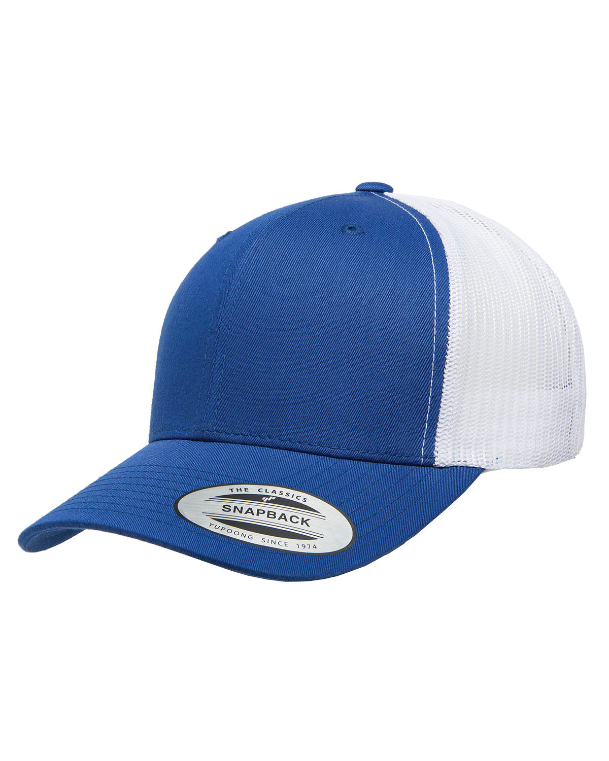Unisex Retro Trucker Cap - Royal / White