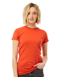 Women's Slim Fit Fine Jersey Tee - Orange
