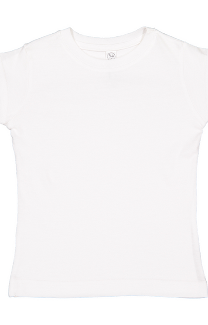 Toddler Girls' Fine Jersey T-Shirt - White