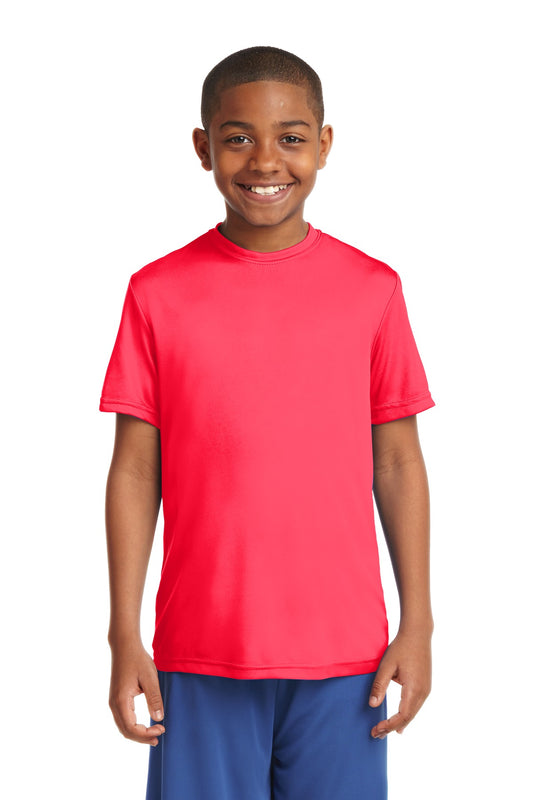 Youth PosiCharge Competitor Tee - Hot Coral