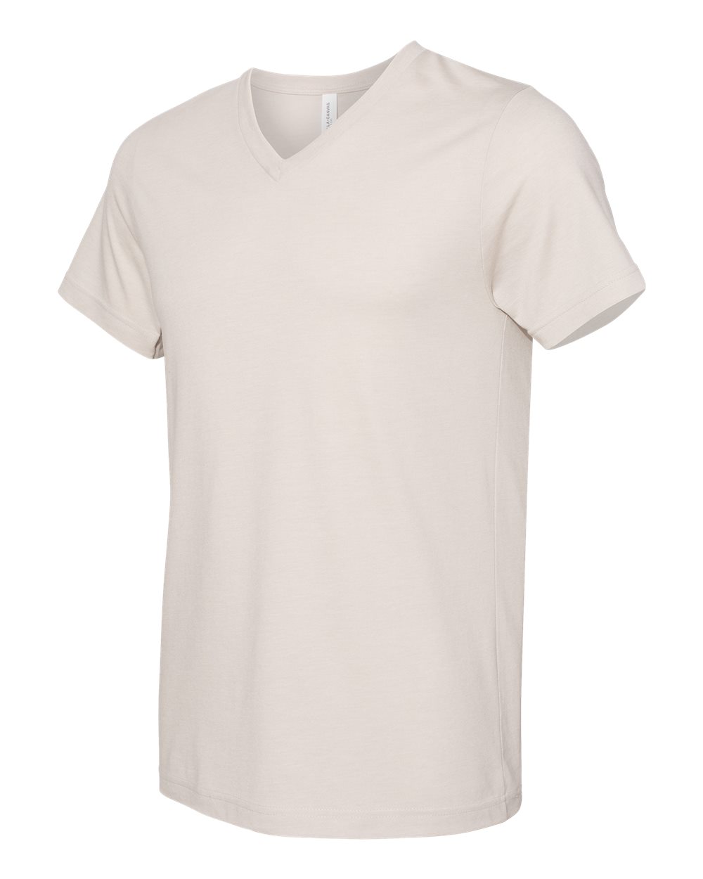Unisex Jersey Short-Sleeve V-Neck T-Shirt - Heather Dust