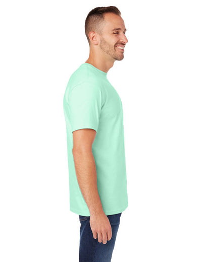 Men's 100% Organic Cotton Classic Short-Sleeve T-Shirt - Sunwashed Mint