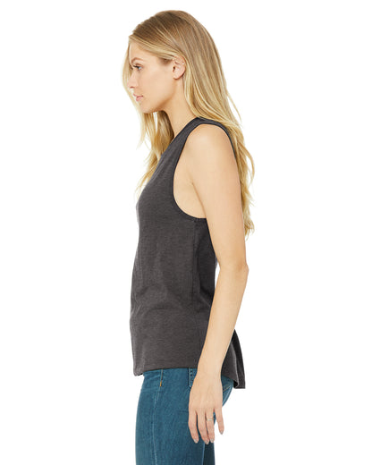 Women's Jersey Muscle Tank - Heather Dark Gray