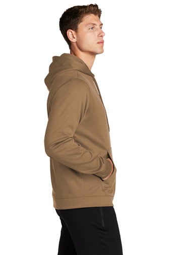Sport-Wick Fleece Hooded Pullover - Woodland Brown