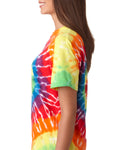 Unisex Multi-Color Spiral Short Sleeve T-Shirt - Michelangelo