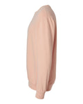 Unisex Lighweight Cotton Crewneck Sweatshirt - Peachy