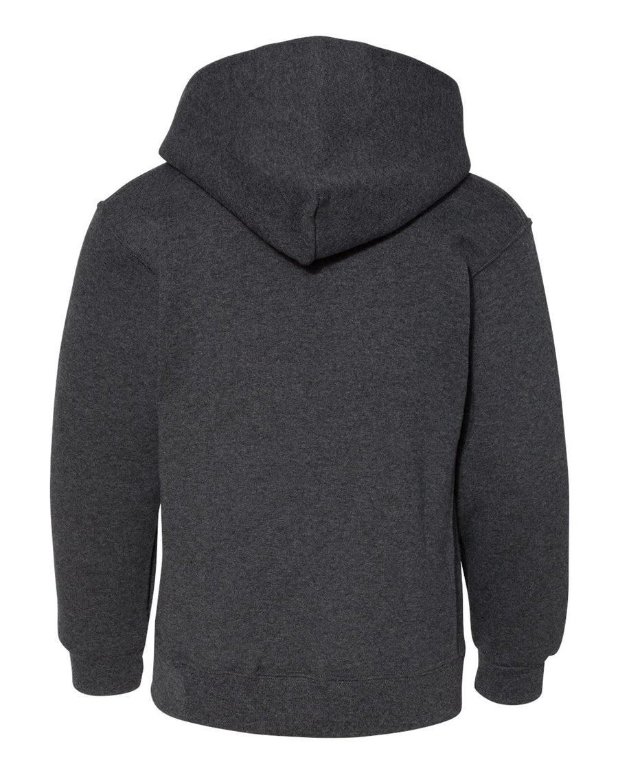 Youth Dri Power�� Hooded Pullover Sweatshirt - Black Heather