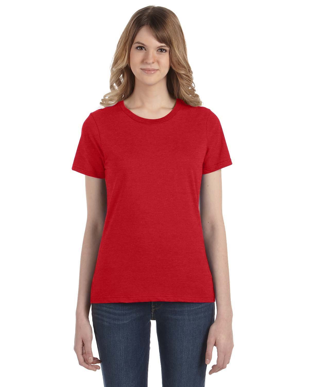 Women's Lightweight T-Shirt - Heather Red