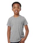 Youth Poly-Rich Tee - Heather Grey