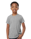 Tultex 0265TC - Youth Poly-Rich Tee - Heather Grey