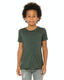 Bella + Canvas 3001YCVC - Youth Jersey T-Shirt - Heather Forest
