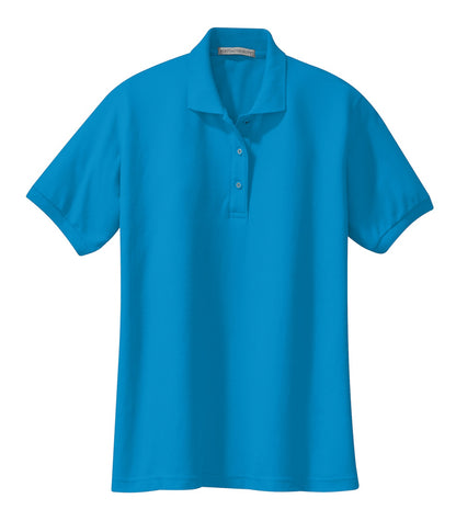 Women's Silk Touch Polo - Turquoise