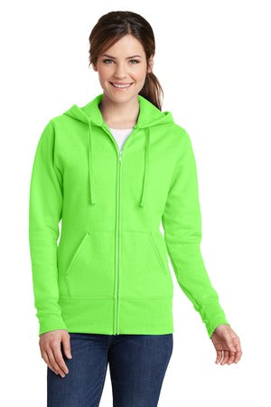 Women's Core Fleece Full-Zip Hoodie - Neon Green