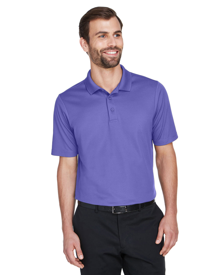 CrownLux Performance™ Men's Plaited Polo - Grape
