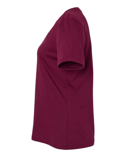 Women's Relaxed Jersey V-Neck T-Shirt - Maroon
