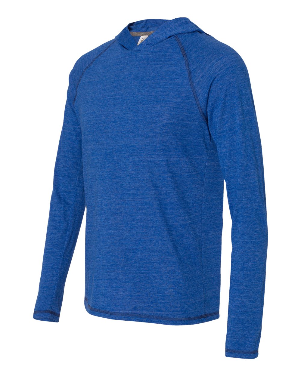 Triblend Jersey Hooded Pullover - Royal Heather Triblend