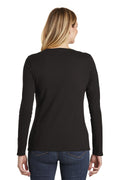 Women's Very Important Tee Long Sleeve V-Neck - Black