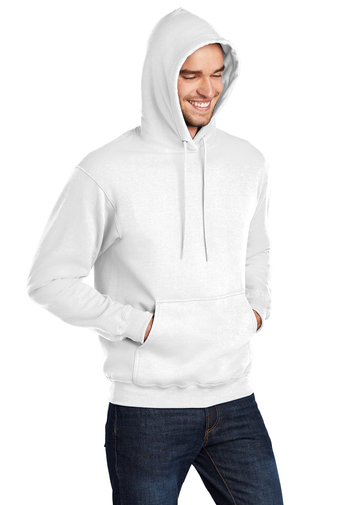 Unisex Core Fleece Pullover Hoodie - White