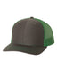 Richardson 112 - Snapback Trucker Cap - Charcoal / Kelly