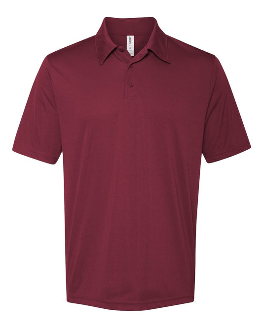 Performance 3 Button Sport Shirt - Sport Maroon