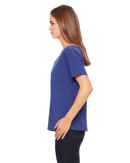 Women's Slouchy T-Shirt - Navy Triblend