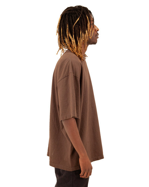Garment-Dyed Crewneck T-Shirt - Mocha