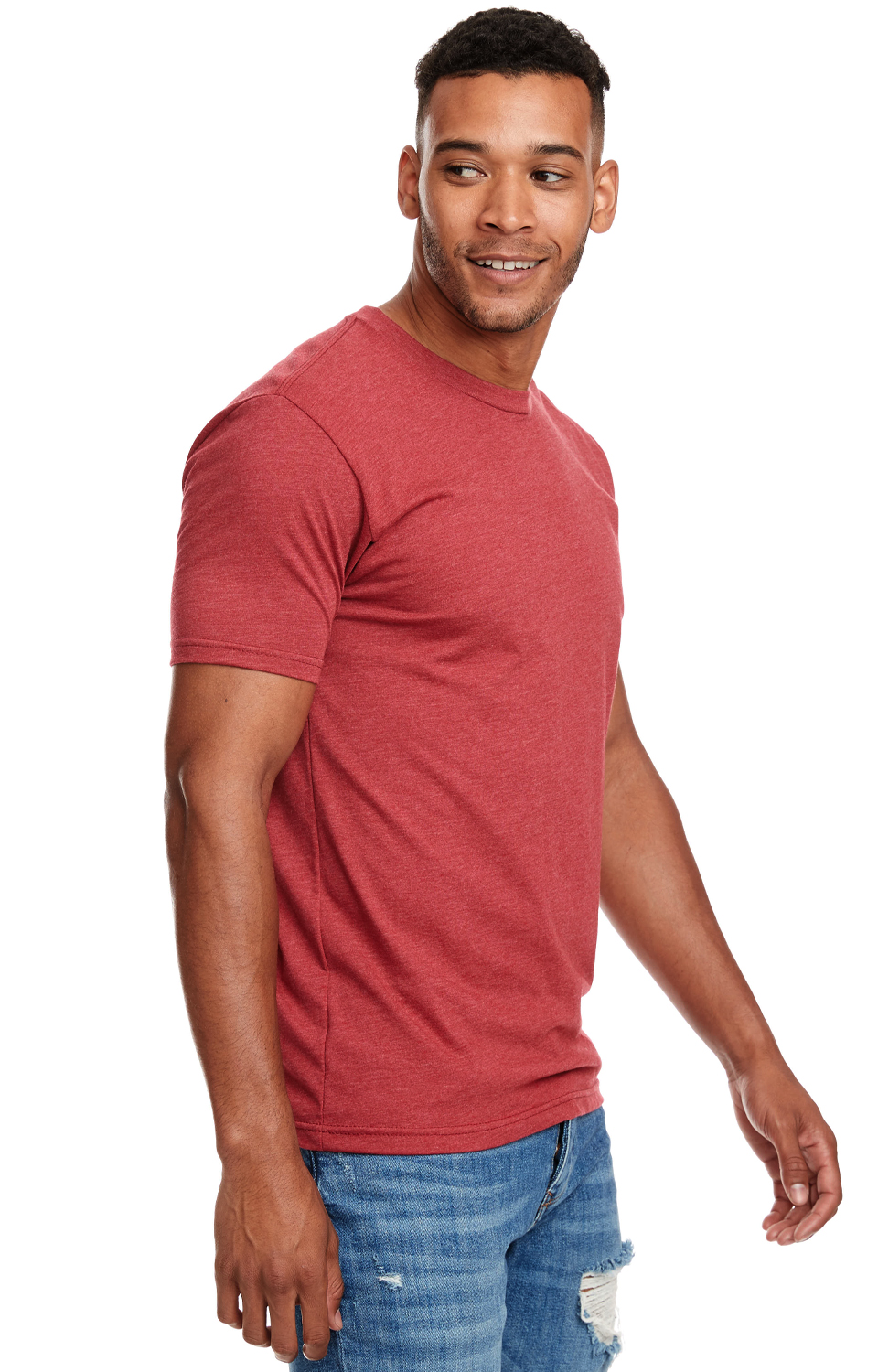 Unisex CVC Crewneck T-Shirt - Cardinal