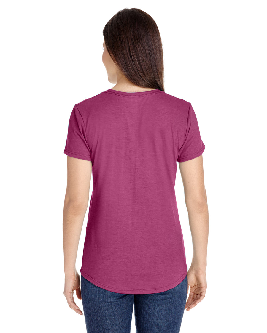 Women's Triblend T-Shirt - Heather Raspberry