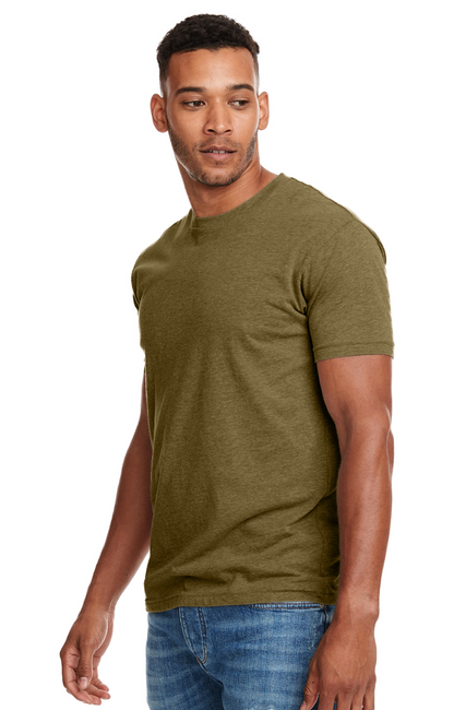 Unisex CVC Crewneck T-Shirt - Military Green