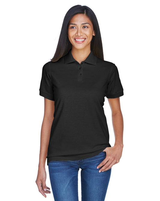 Women's Classic Piqué Polo - Black