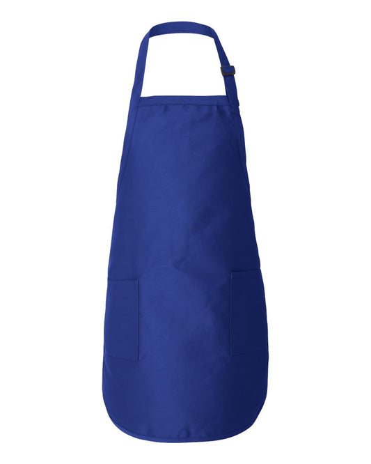 Full-Length Apron with Pockets - Royal