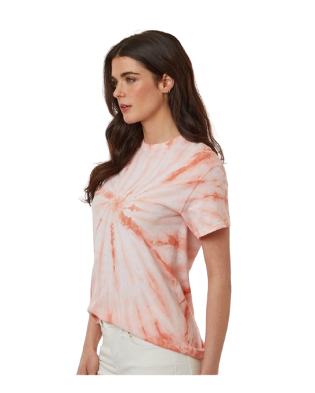 Cyclone Pinwheel Short Sleeve T-Shirt - Peach