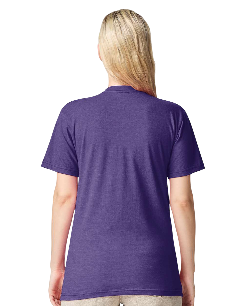 Unisex CVC T-Shirt - Heather Purple