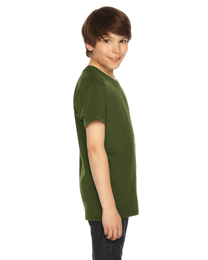 Youth Fine Jersey Short-Sleeve T-Shirt - Olive